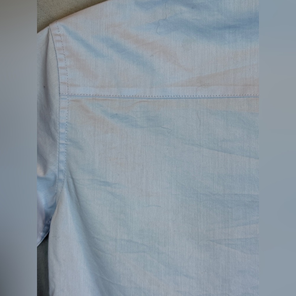 Calvin Klein Slim Fit Stretch Button Down Shirt- Size 8 - Picture 3 of 9